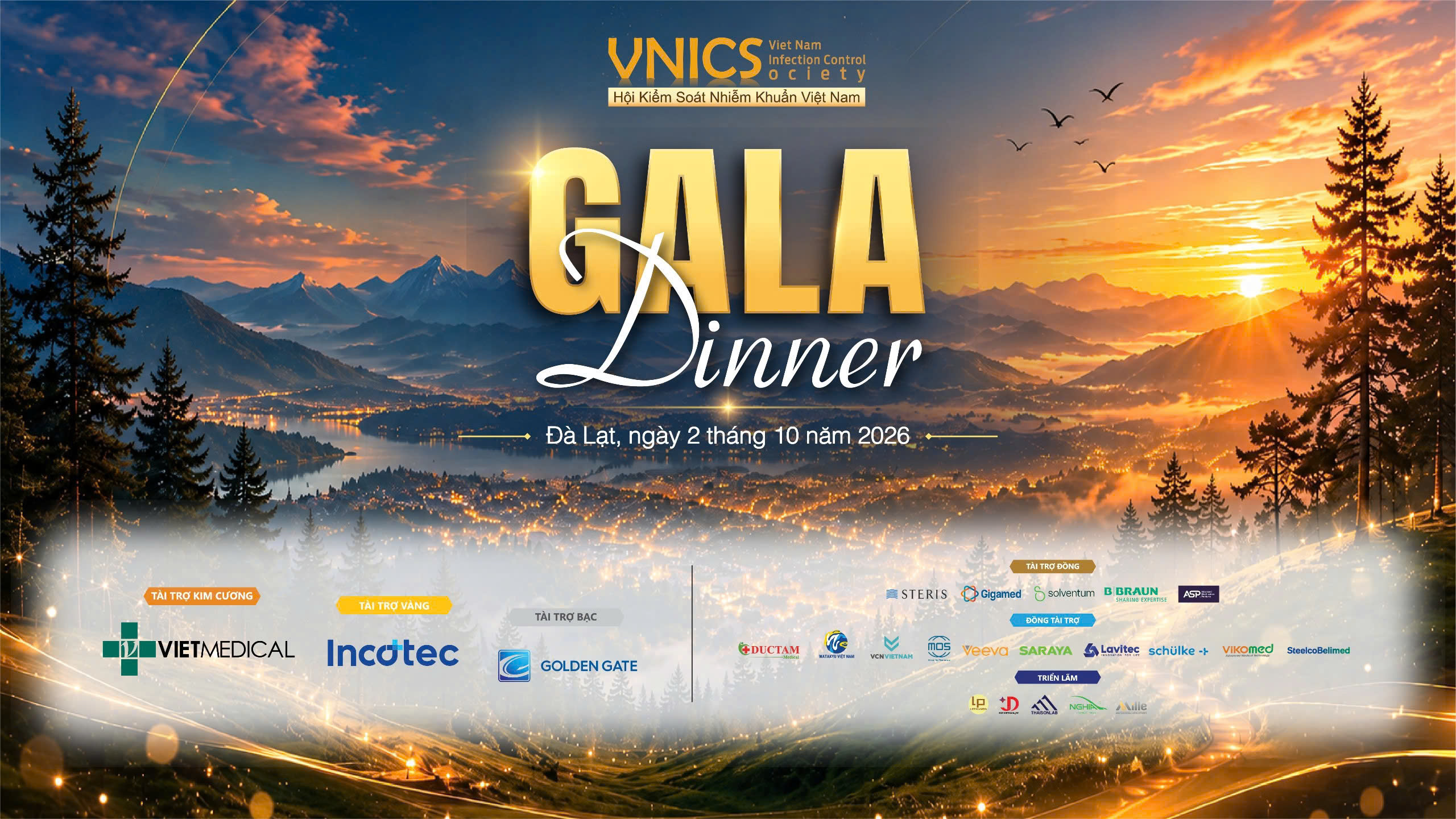 Thư mời tham dự Gala dinner hội nghị KSNK Việt Nam 2026
